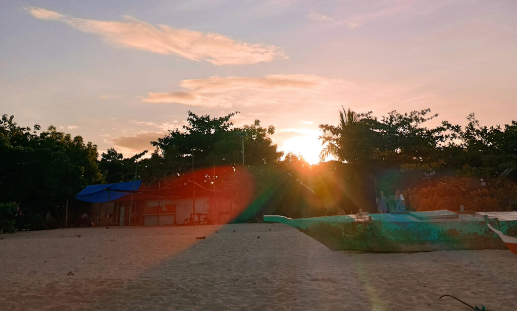 Sunset on Alibijaban Island